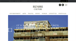 Desktop Screenshot of bizarreculture.com